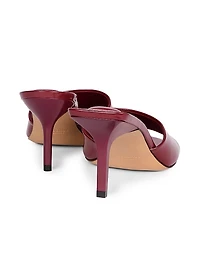 Cubisto Leather Mules