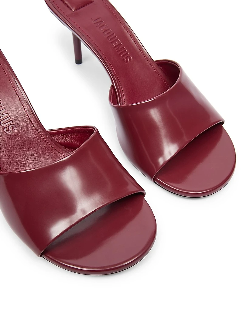 Cubisto Leather Mules