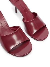 Cubisto Leather Mules