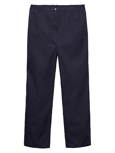 Cotton Poplin Pants