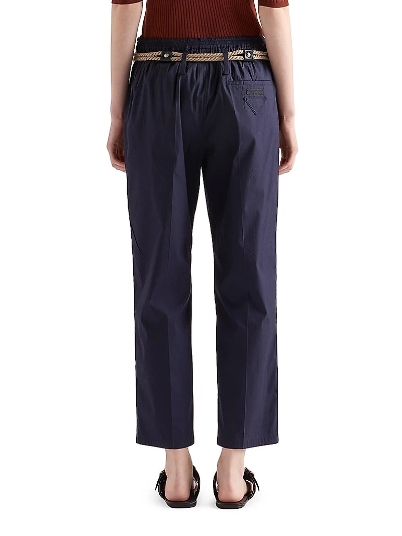 Cotton Poplin Pants