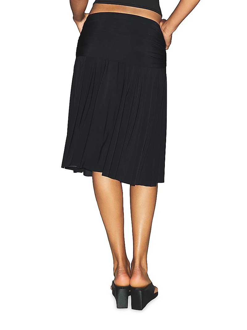 Milky Sheer Midi Skirt