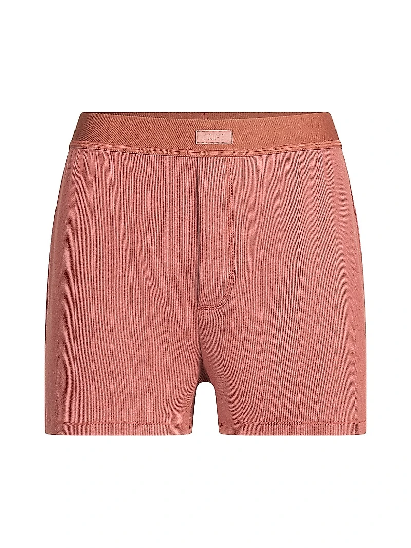 Cotton Rib Loose Boxer