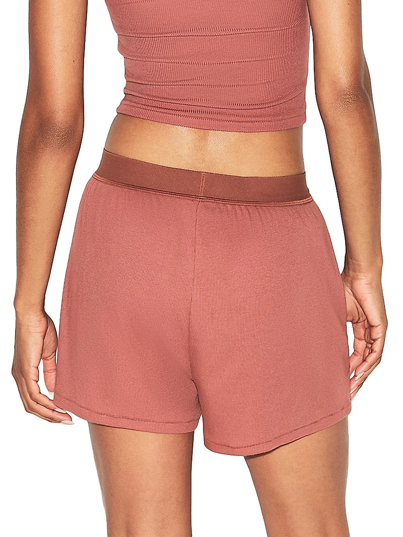 Cotton Rib Loose Boxer