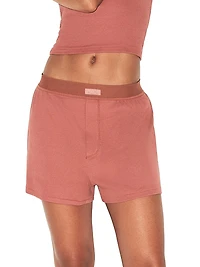 Cotton Rib Loose Boxer