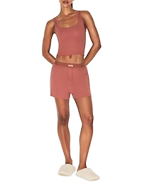 Cotton Rib Loose Boxer