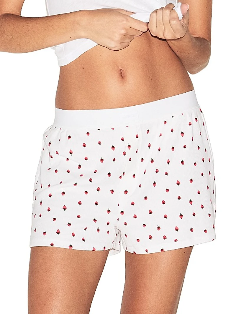 Cotton Rib Loose Boxer