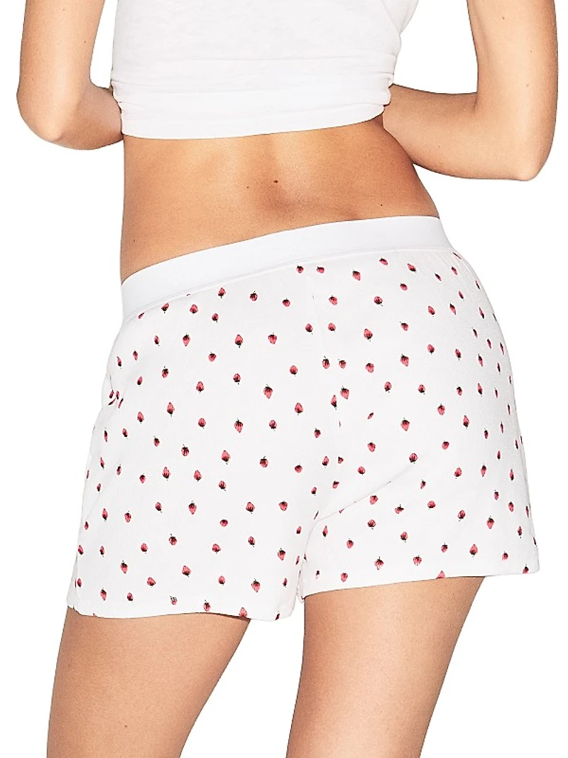 Cotton Rib Loose Boxer