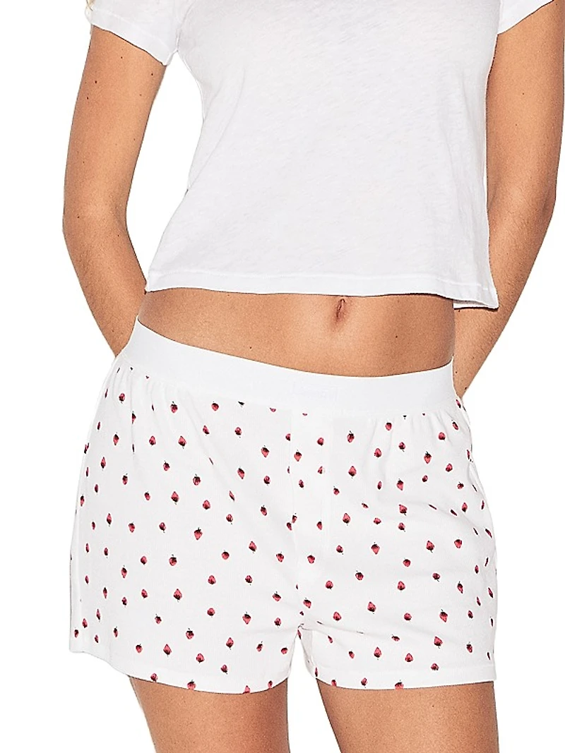 Cotton Rib Loose Boxer