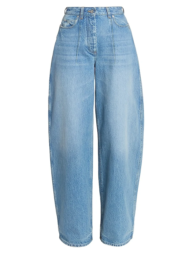 Le Ovalo Barrel-Leg Jeans