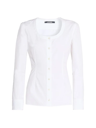 Tore Cotton Button-Front Shirt