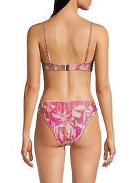 Sparkle Mona Printed Bikini Top