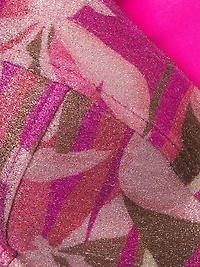 Sparkle Mona Printed Bikini Top