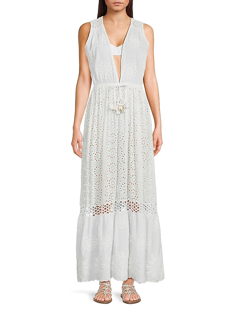 Paxton Cotton Cover-Up Maxi Dress