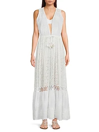 Paxton Cotton Cover-Up Maxi Dress