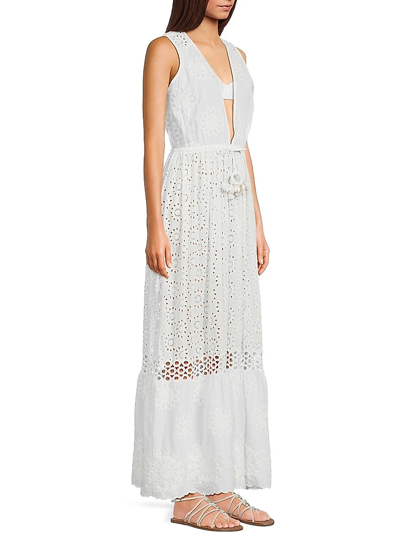 Paxton Cotton Cover-Up Maxi Dress