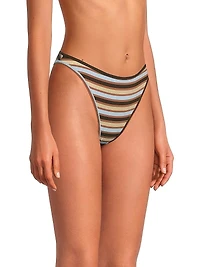 Isla Striped Bikini Bottom