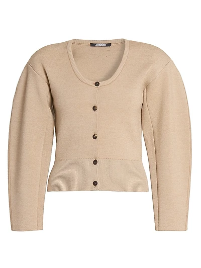 Le Gilet Doppio Merino Wool-Blend Cardigan