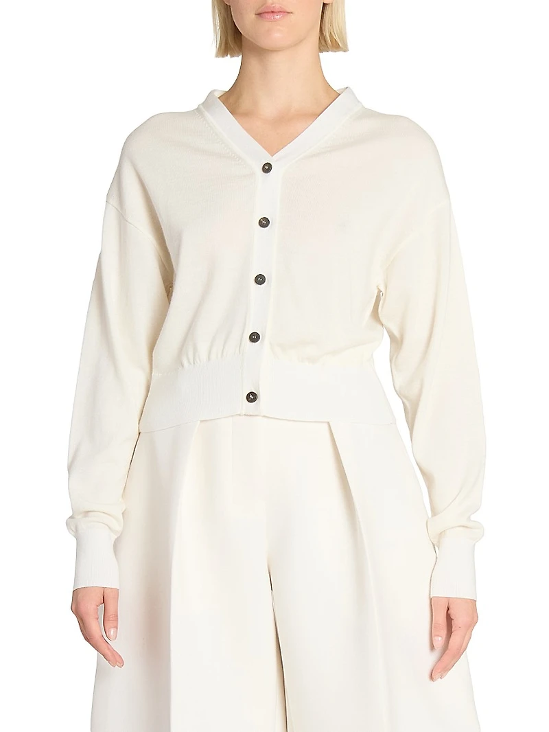 Brode Merino Wool-Blend Cardigan