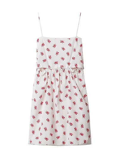 Slubbed Poplin Dress