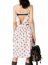 Slubbed Poplin Dress