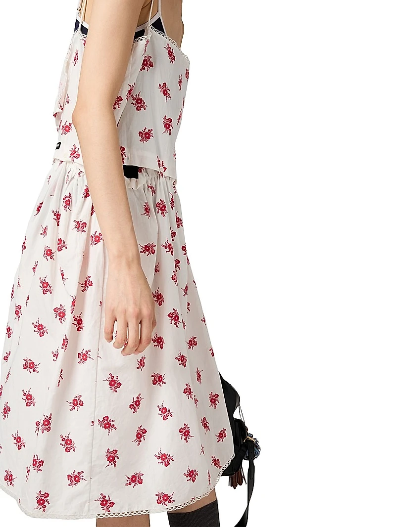 Slubbed Poplin Dress