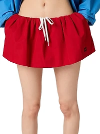 Poplin Miniskirt