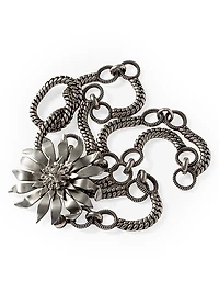 Metal Belt with Crystals