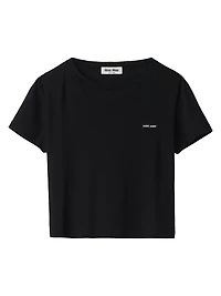 Ribbed Jersey T-Shirt