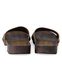 Faded Suede Clogs