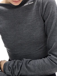 Wool Boatneck Sweater