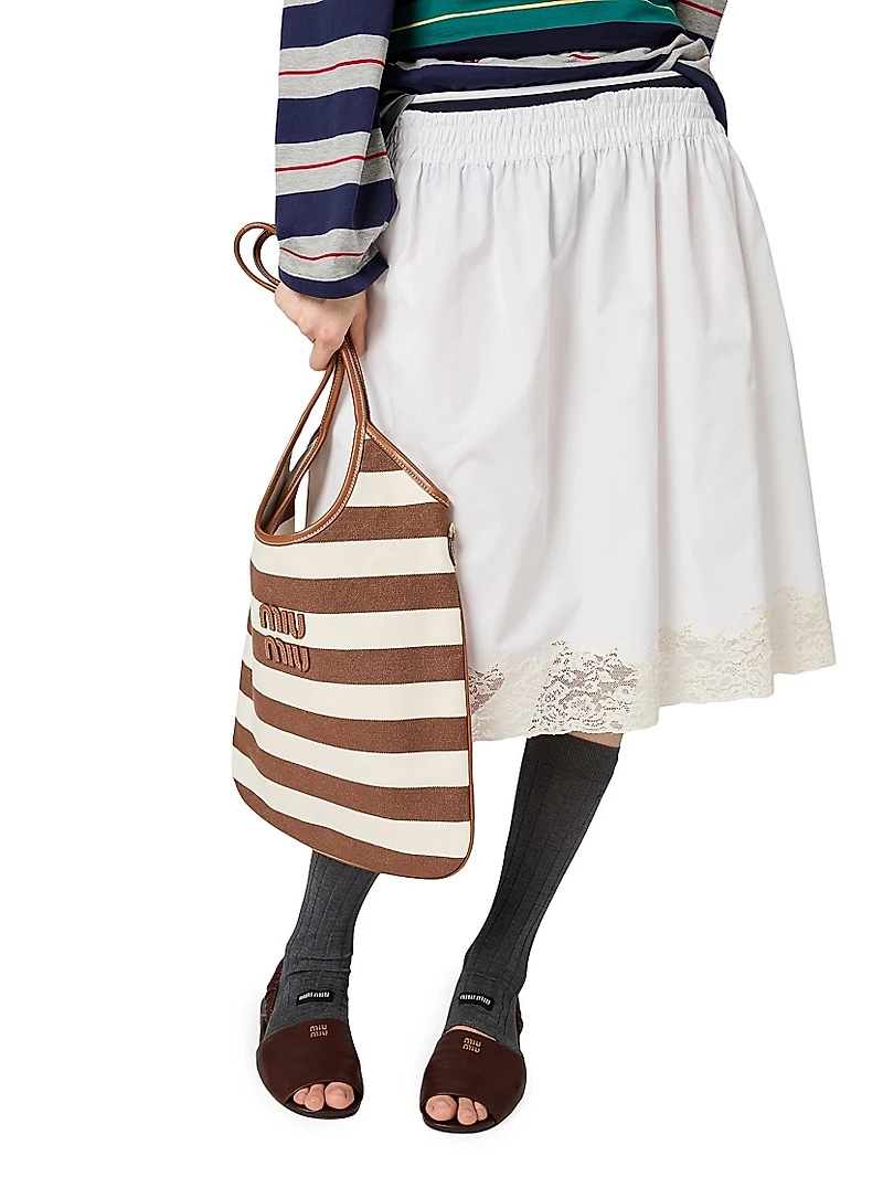 Ruches Nappa Leather Sandals