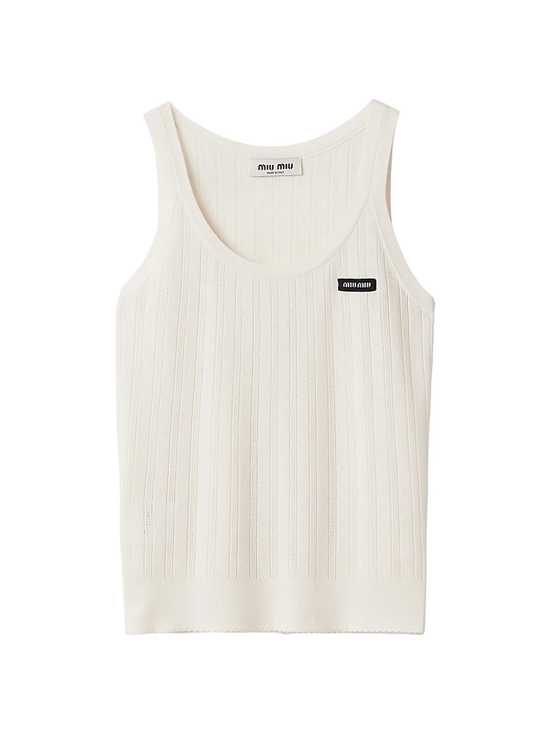 Cashmere and Silk Tank Top