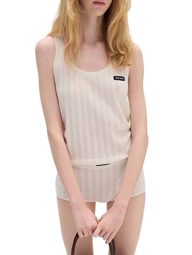 Cashmere and Silk Tank Top