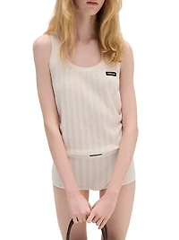 Cashmere and Silk Tank Top