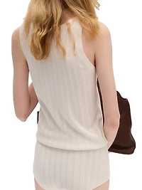 Cashmere and Silk Tank Top