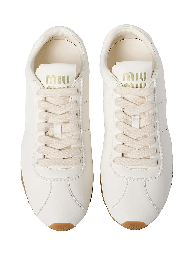 Plume Nappa Leather Sneakers