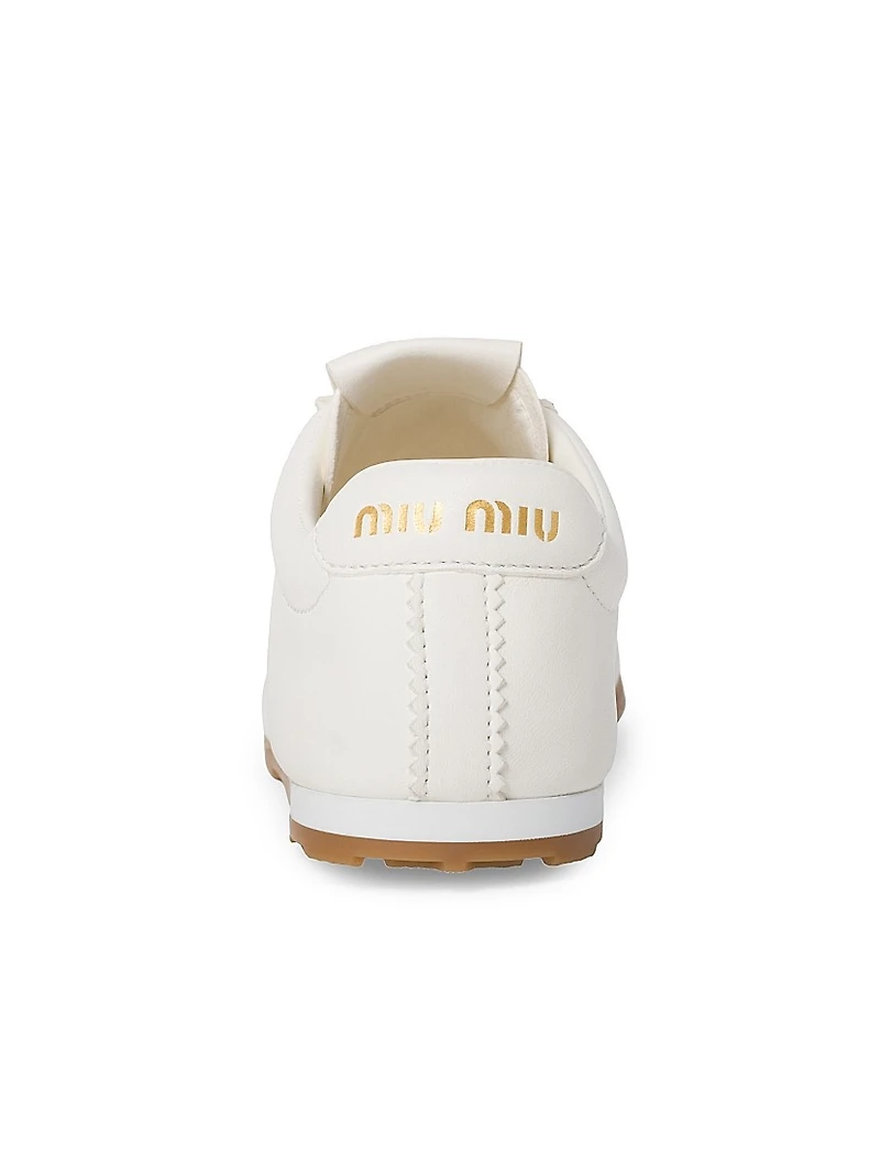 Plume Nappa Leather Sneakers