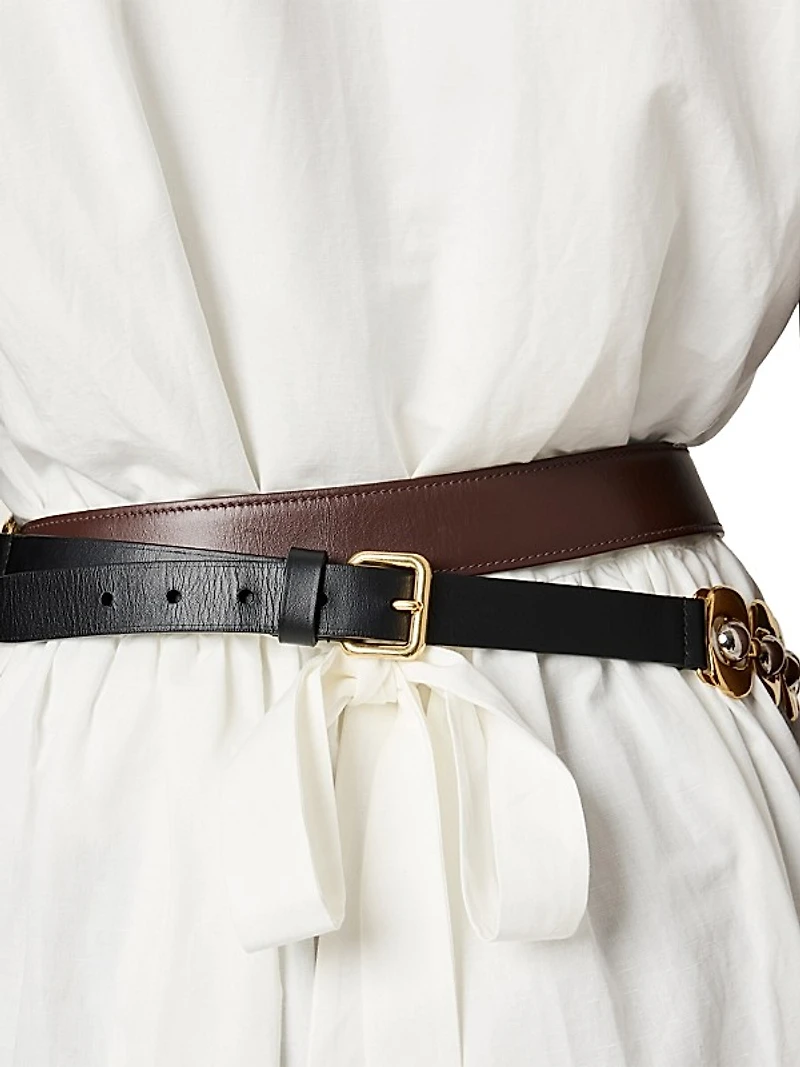 Slubbed Poplin Dress with Print