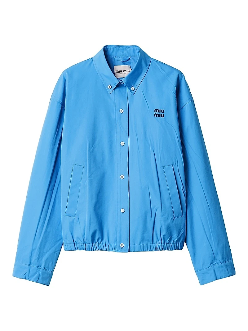 Poplin Blouson Jacket