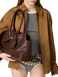 Suede Blouson Jacket