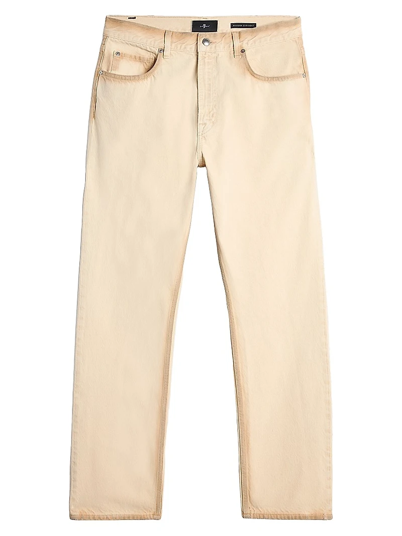 Modern Regular-Fit High-Rise Straight-Leg Jeans