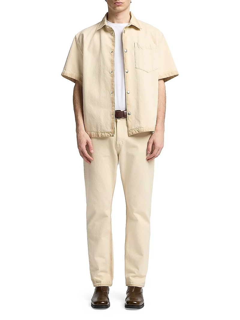 Modern Regular-Fit High-Rise Straight-Leg Jeans