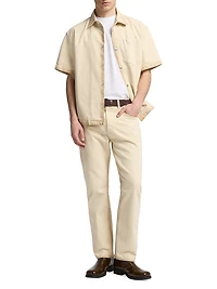 Regular-Fit Cotton Short-Sleeve Shirt