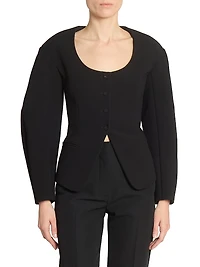 Ovalo Cotton-Blend Cardigan