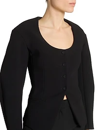 Ovalo Cotton-Blend Cardigan