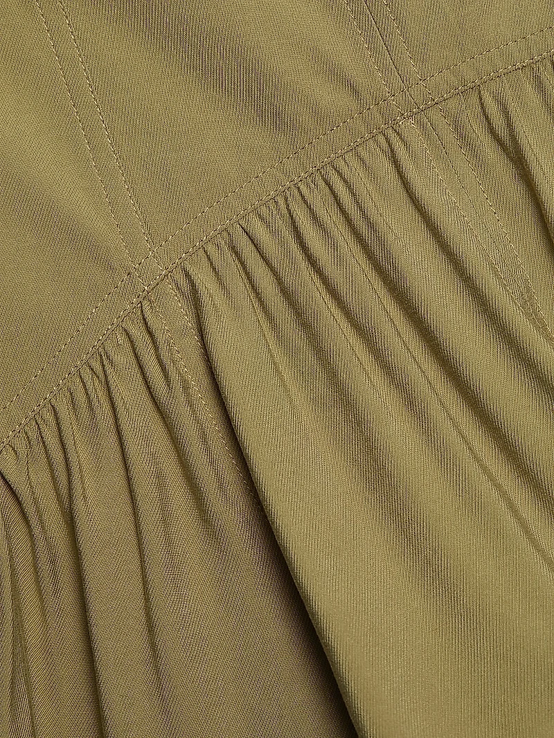 Donia Tie-Waist Midi-Skirt
