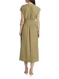 Dove Belted Midi-Dress