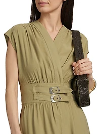 Dove Belted Midi-Dress