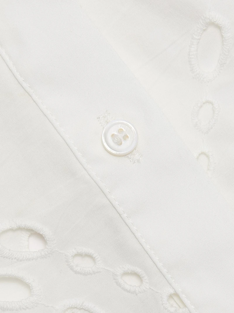 Beatrice Eyelet Cotton Shirt